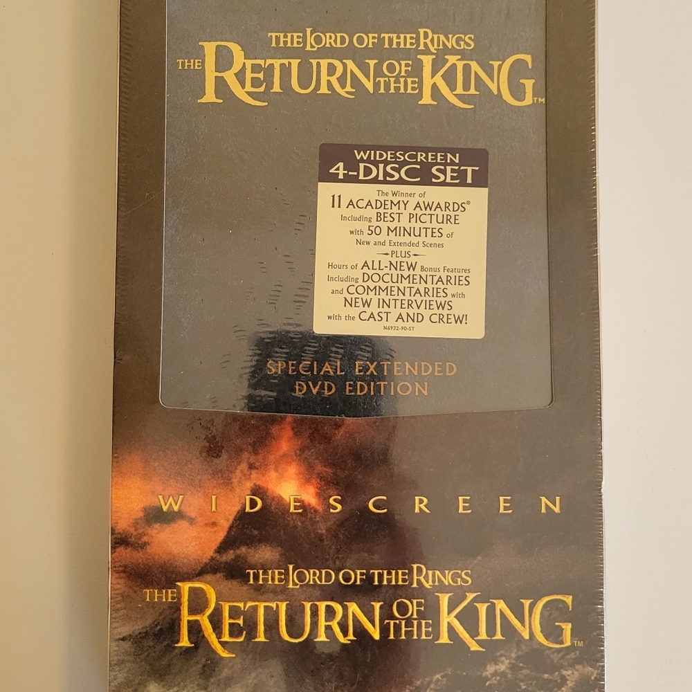 The Lord of The Rings Return of the King Wide-screen 4 Disc set Special extended